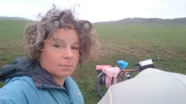Last morning camping with Frank - he won't miss that bedraggled bedhead at breakfast each day!